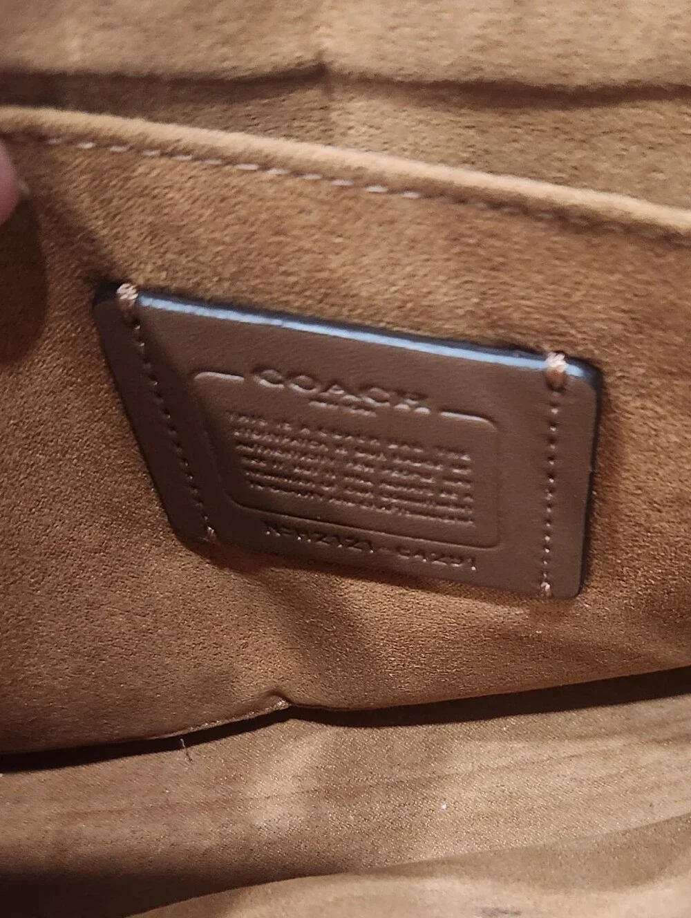Coach Quilted Cream Chain-Handle Shoulder Bag